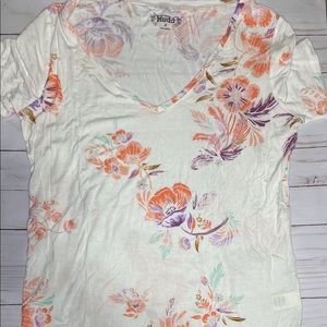Mudd Tropical Flower Short Sleeve Tee